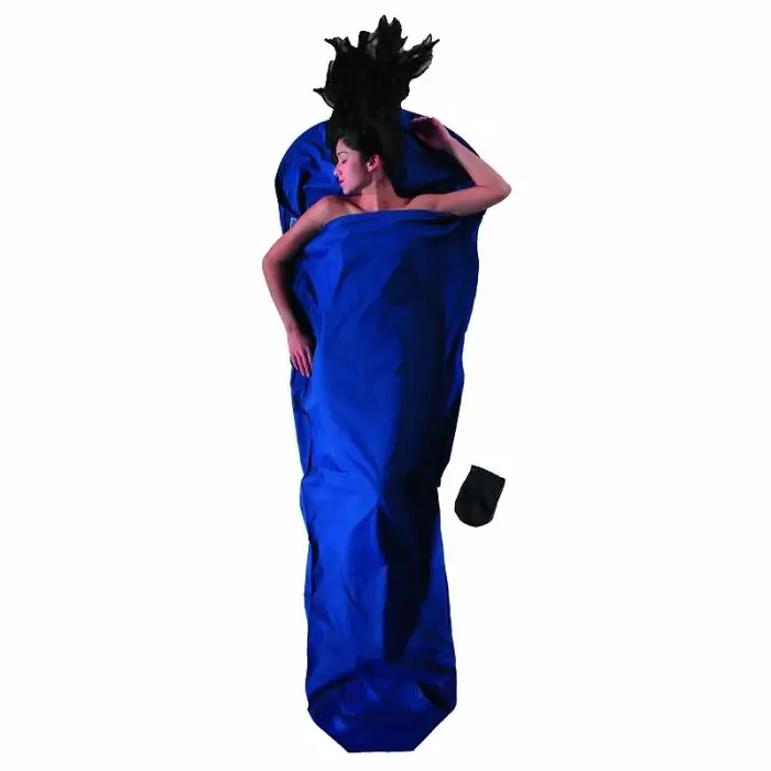 Niska cena Wkładka do śpiwora COCOON MUMMYLINER BAWEŁNA CM80 / ULTRAMARINE BLUE