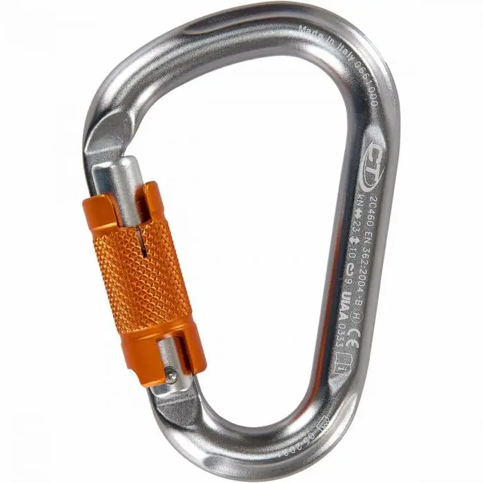 Tylko dziś Karabinek CLIMBING TECHNOLOGY SNAPPY CF WG TWIST LOCK GREY-ORANGE