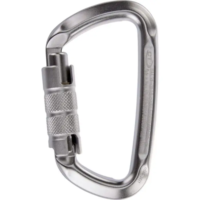 Tylko do końca tygodnia Karabinek CLIMBING TECHNOLOGY D-SHAPE TG SILVER