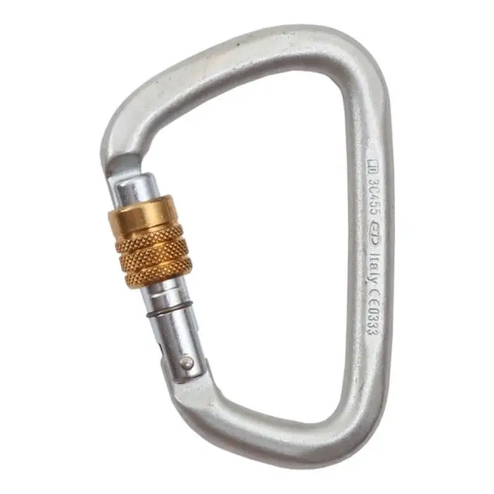 Karabinek CLIMBING TECHNOLOGY LARGE STEEL CF SG - ZINC PLATE Ostatnia szansa