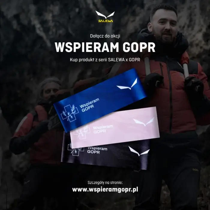 Opaska SALEWA WSPIERAM GOPR Hit sprzedaży