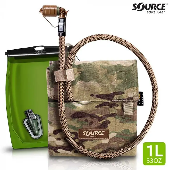 Dostępne od ręki Bukłak z pokrowcem SOURCE TACTICAL GEAR KANGAROO 1L MULTICAM