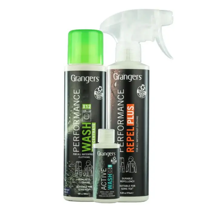 Ostatnie sztuki Zestaw do prania i impregnacji odzieży GRANGERS CLOTHING CARE KIT PLUS + ACTIVE WASH 60ML
