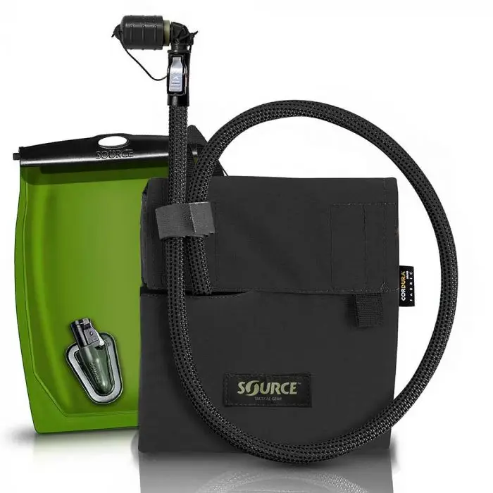 Bukłak z pokrowcem SOURCE TACTICAL GEAR KANGAROO 1L BLACK Nowość