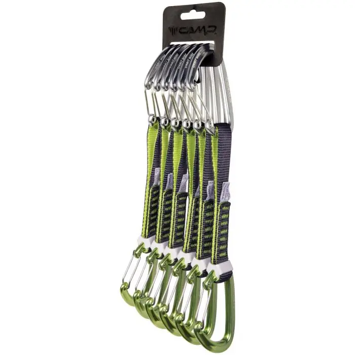 Hit cenowy Zestaw ekspresów CAMP ORBIT WIRE KS 6 PACK 18CM GREEN
