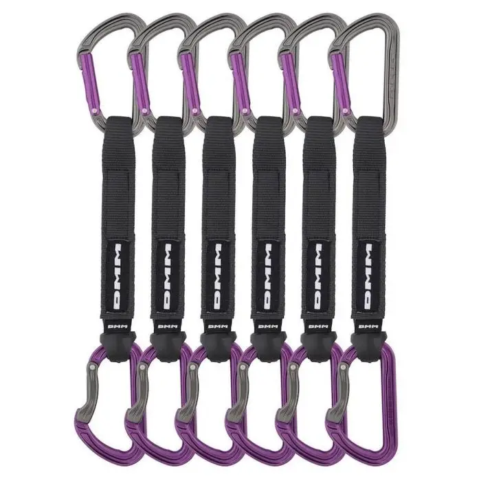 Zestaw ekspresów DMM SHADOW PURPLE 18CM SET 6 Popularny