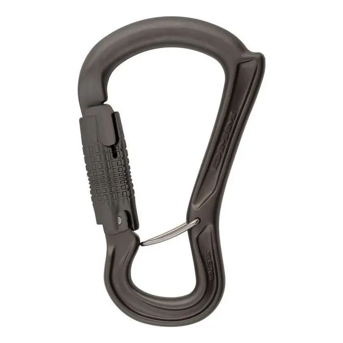 Łatwy zwrot Karabinek DMM CEROS LOCKSAFE GRAY