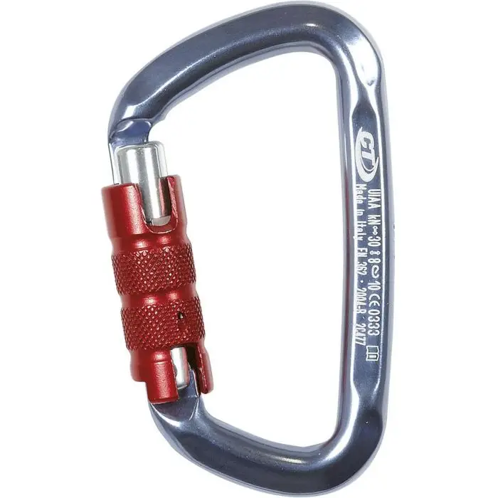 Karabinek CLIMBING TECHNOLOGY D-SHAPE TG TYTAN Hit sprzedaży