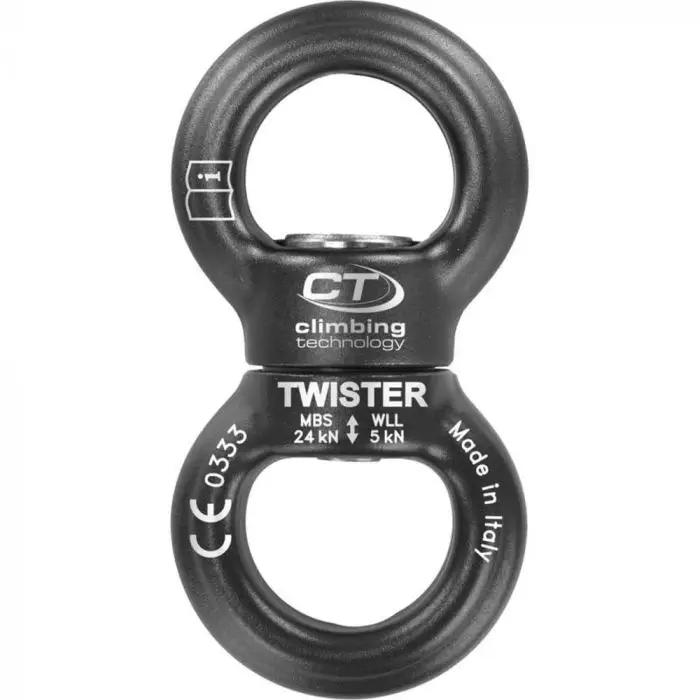 Nowość Krętlik CLIMBING TECHNOLOGY TWISTER BLACK