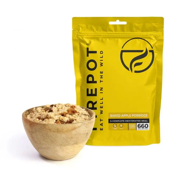 Żywność dehydratyzowana FIREPOT OWSIANKA Z PIECZONYM JABŁKIEM (WEGAŃSKIE) 685g (XL) / 660 kcal Zamów teraz