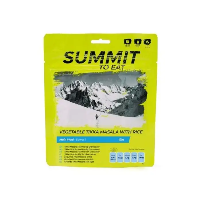 Promocja Żywność liofilizowana SUMMIT TO EAT WARZYWA TIKKA MASALA Z RYŻEM 605 KCAL (WEGE, BEZGLUTENOWE)