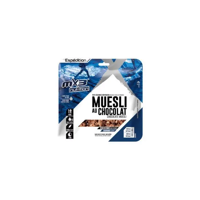 Popularny Żywność liofilizowana MX3 NUTRITION MUSLI CZEKOLADOWE 110G