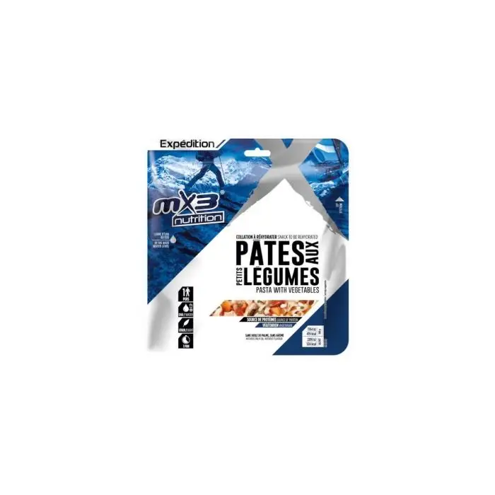 Żywność liofilizowana MX3 NUTRITION MAKARON Z WARZYWAMI 125G Łatwy zwrot