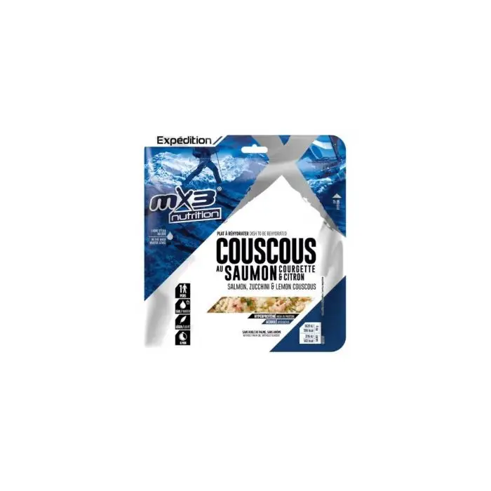 Żywność liofilizowana MX3 NUTRITION KUSKUS Z ŁOSOSIEM I CUKINIĄ 130G Oferta
