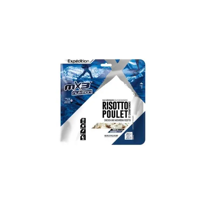 Bestseller Żywność liofilizowana MX3 NUTRITION RISOTTO Z KURCZAKIEM I PIECZARKAMI 210G