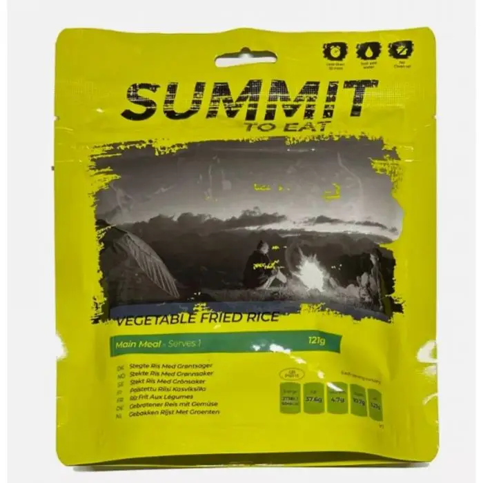 Popularny Żywność liofilizowana SUMMIT TO EAT SMAŻONE WARZYWA Z RYŻEM 654 kcal (WEGE)