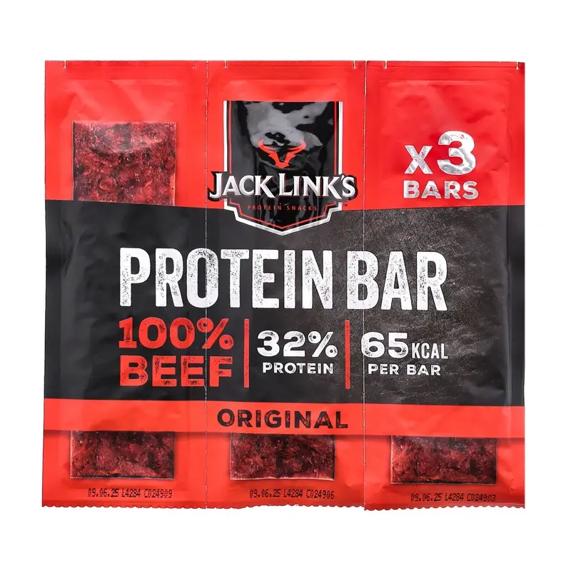 Wołowina Suszona JACK LINK'S Protein Bar Klasyczna 22,5 g 3-pak Tani