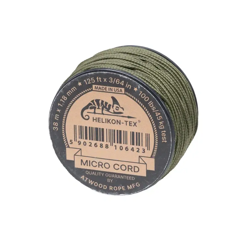 Linka Micro Cord 1.18mm (125ft) Helikon-Tex Olive Drab (CD-WL3-NL-32) Wybór klientów