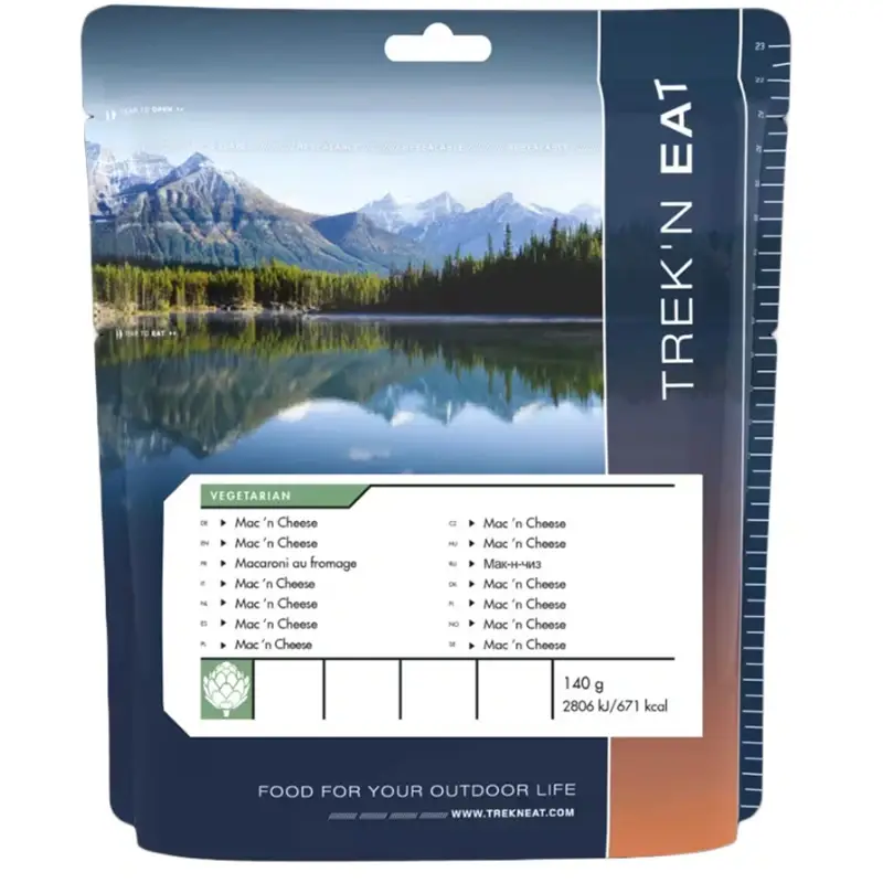 Nie przegap Danie Liofilizowane Makaron Z Sosem Serowym 140 g Trek'n Eat