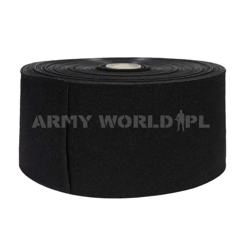 Taniej Taśma Rzep 107 mm 25 Metrów Velcro Czarna Oryginał Nowa