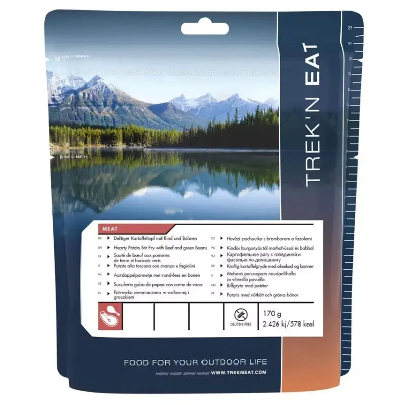 Danie Liofilizowane Potrawka Ziemniaczana Z Wołowiną i Groszkiem 170 g Trek'n Eat Oferta