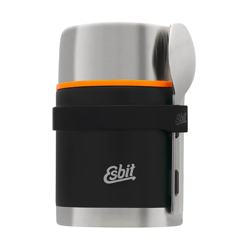 Termos Obiadowy Food Jug Esbit 750 ml + Zestaw Sztućców Czarny (FJ750ML) Nowość