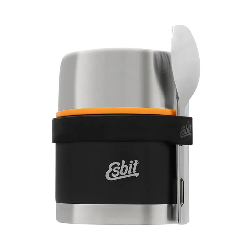 Super okazja Termos Obiadowy Food Jug Esbit 500 ml + Zestaw Sztućców Czarny (FJ500ML)