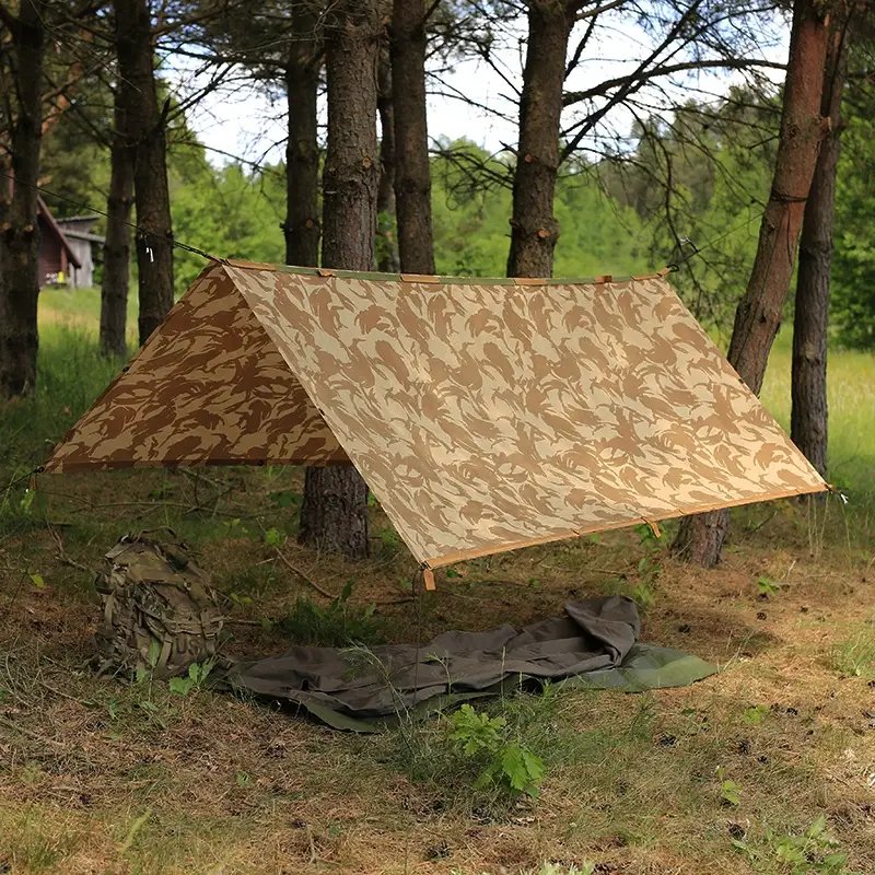 Do wyczerpania zapasów Tarp Wojskowy Nyco 250 x 215 cm Dpm Desert Oryginał Demobil BDB