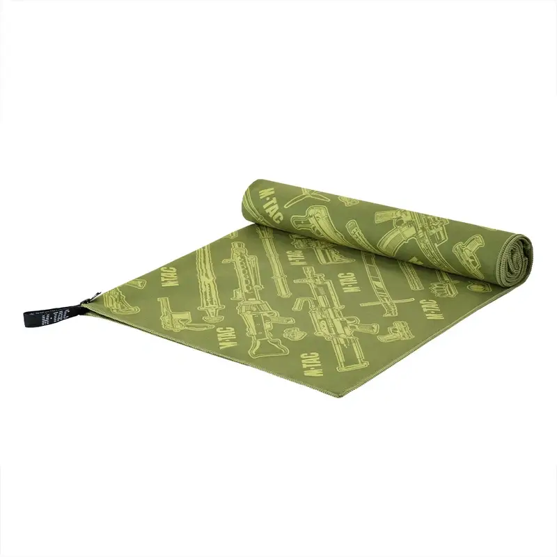 Super okazja Ręcznik Szybkoschnący Z Mikrofibry Weapon M-Tac 150x75 cm Green (10558001)