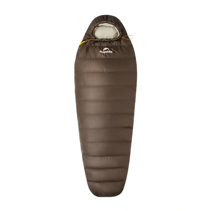 Bezpieczne zakupy Śpiwór Snowbird Duck Down 400Naturehike Dark Brown