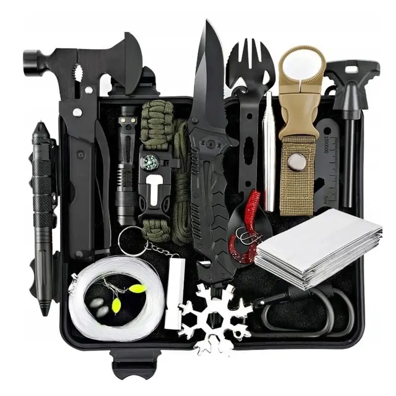 Survivalowy Niezbędnik Zestaw Przeżycia BSH Black (ZP-002) Sprawdź teraz