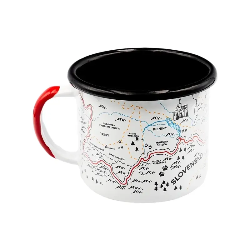 Kubek Emaliowany Alpinus Mapa 350 ML (HK11970) Kup teraz