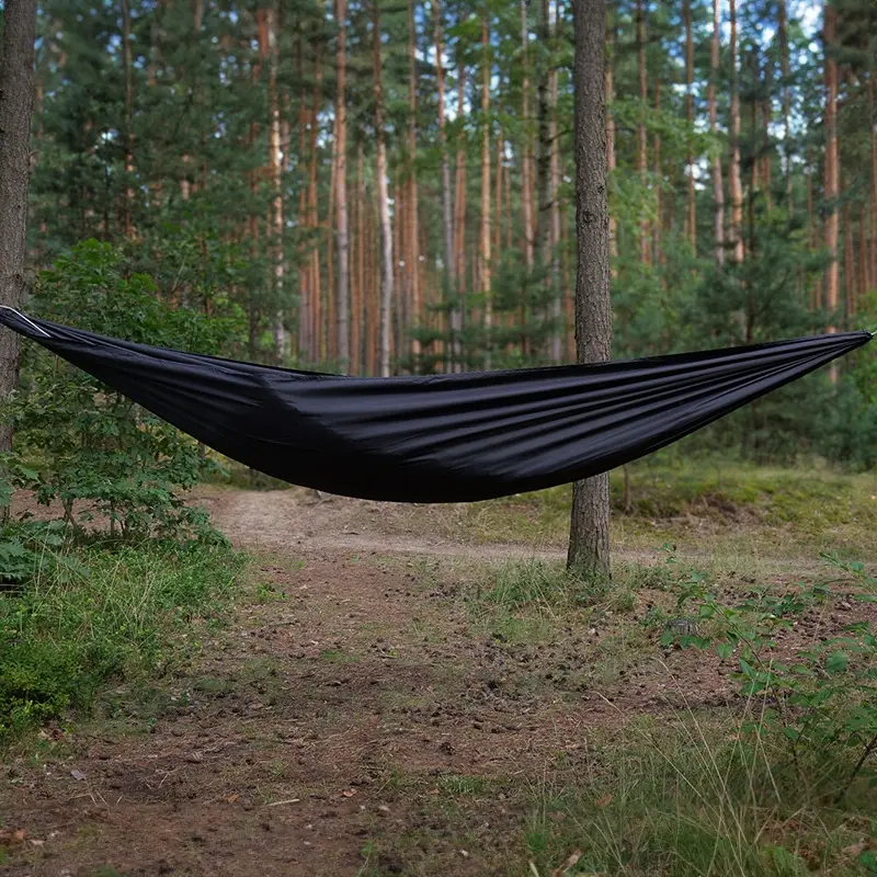 Hamak Turystyczny Tur 3,30m Halare Czarny Oferta limitowana