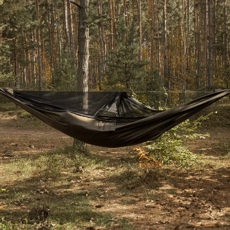 Hamak Lekki Turystyczny Ważka V1 Long + Moskitiera Pocket TigerWood Khaki Sprawdź teraz