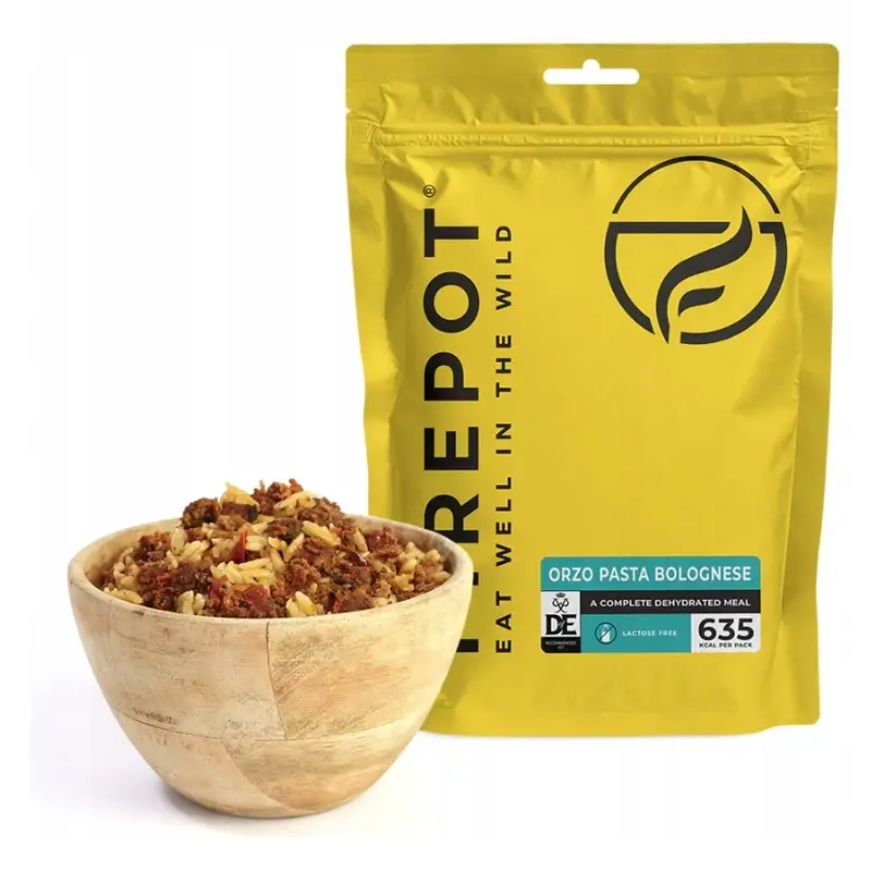 Danie Liofilizowane Orzo Bolognese 135 g FIREPOT Łatwy zwrot