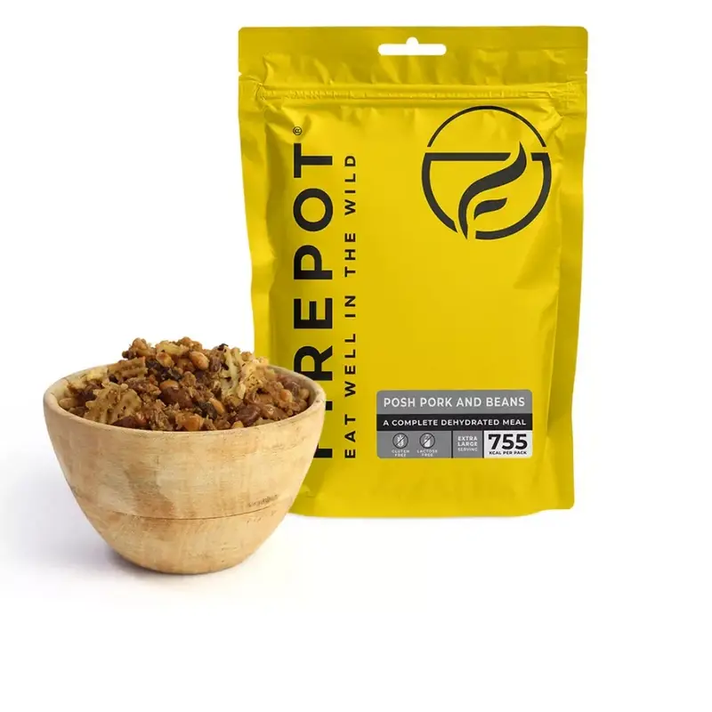 Danie Liofilizowane Wykwintna Wieprzowina Z Fasolką XL 200 g FIREPOT Premium