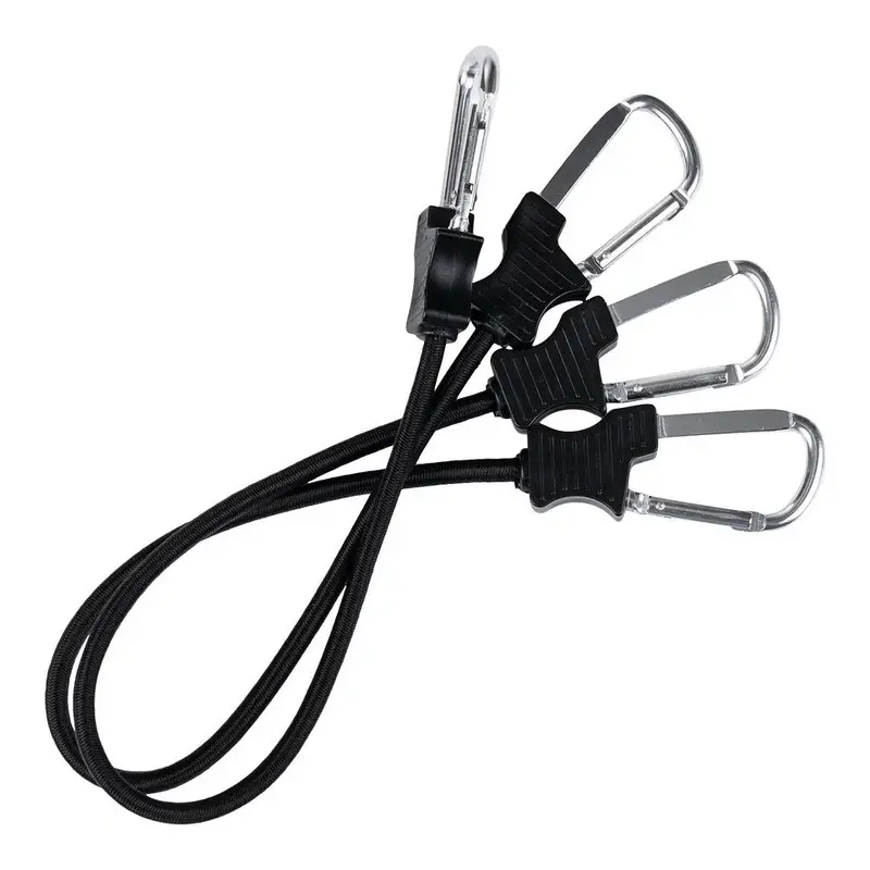 Darmowy zwrot Guma Do Mocowania Bungee Cords 2 Sztuki 60 cm Fosco Czarna (419201)