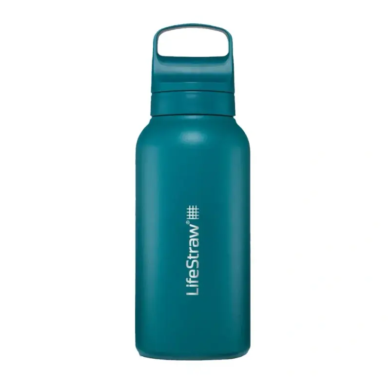 Butelka Turystyczna Lifestraw Go 2.0 Steel Z Filtrem 1 L Laguna Teal Nowość