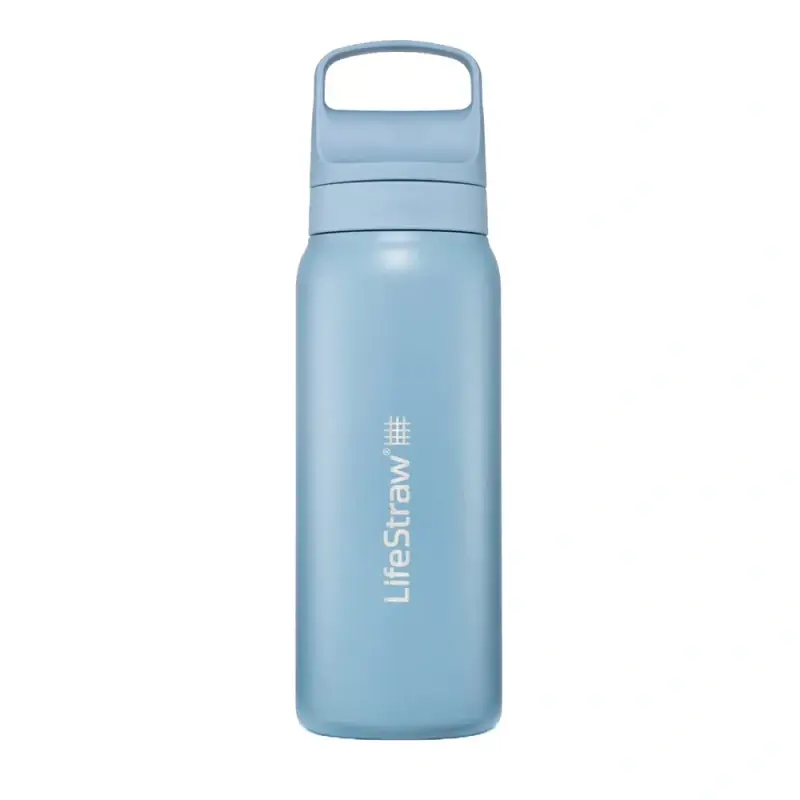 Najlepsza cena Butelka Turystyczna Lifestraw Go 2.0 Steel Z Filtrem 700 ml Icelandic Blue