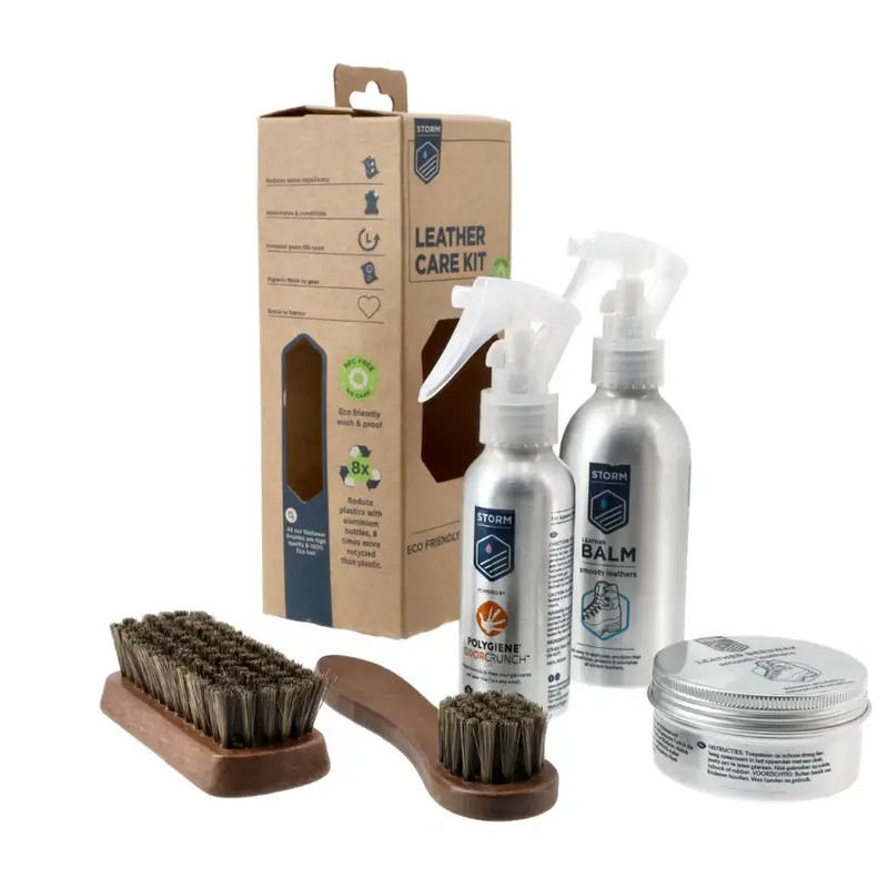 Niska cena Zestaw Do Pielęgnacji Obuwia Skórzanego Leather Care Kit Storm