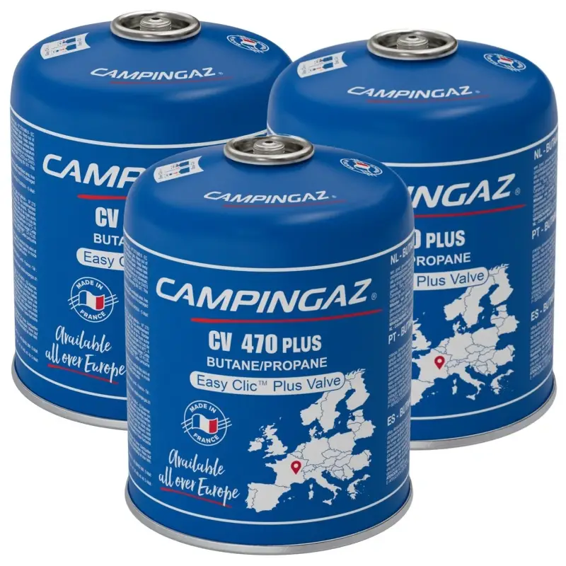 Darmowy zwrot Zestaw Kartuszy Gazowych Campingaz CV470 3 Pack