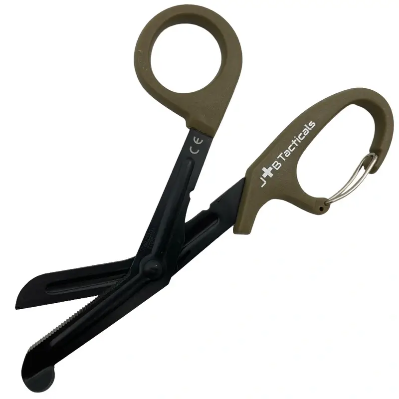 Nożyczki Taktyczne Wielofunkcyjne Medyczne 15cm JB Tacticals Khaki Tylko do końca tygodnia