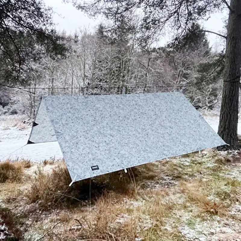 Dodaj do koszyka Płachta Biwakowa Tarp 3x3 DD Hammocks Winter Multicam