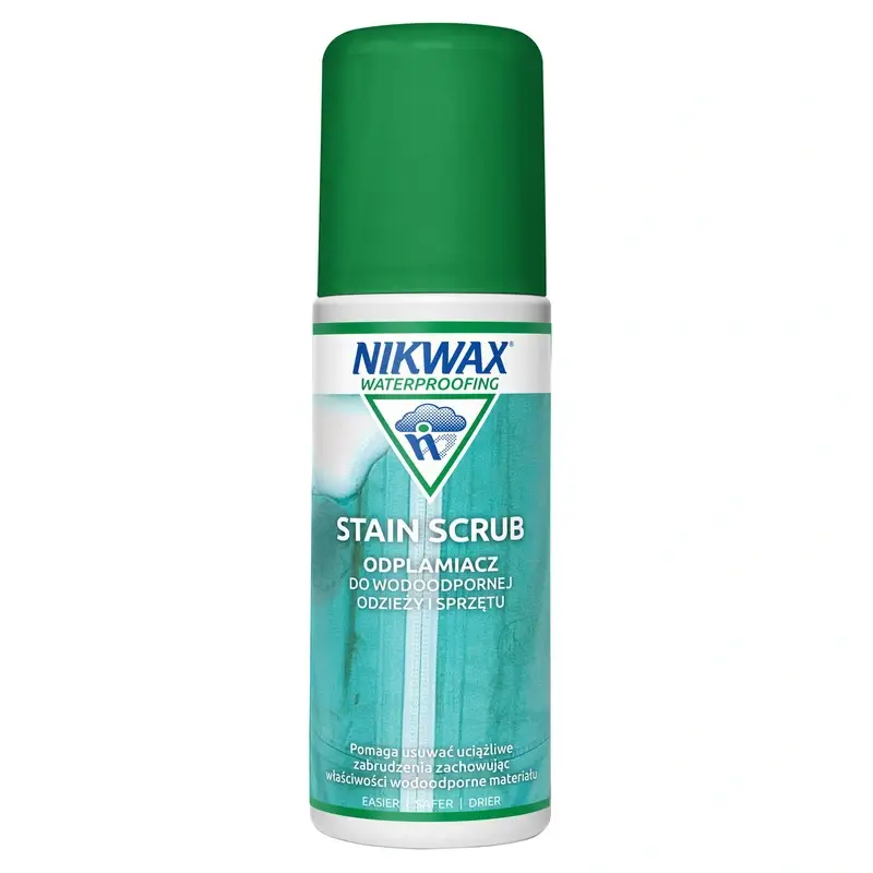 Odplamiacz Do Wodoodpornej Odzieży I Sprzętu Stain Scrub Nikwax 125 ml Dostępne od ręki