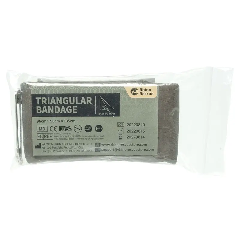 Obniżka ceny Opatrunek Rhino Rescue Triangular Bandage Olive (698091)