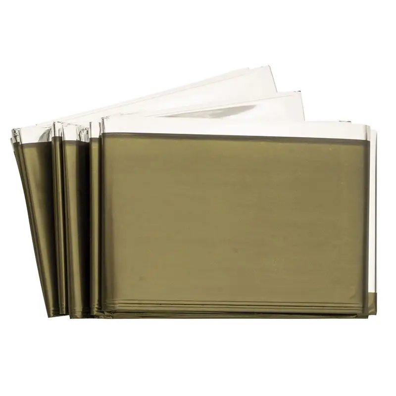 Szybka dostawa Koc Ratunkowy Folia NRC 160x210 cm Rhino Rescue Emergency Blanket Olive/Silver (698090)