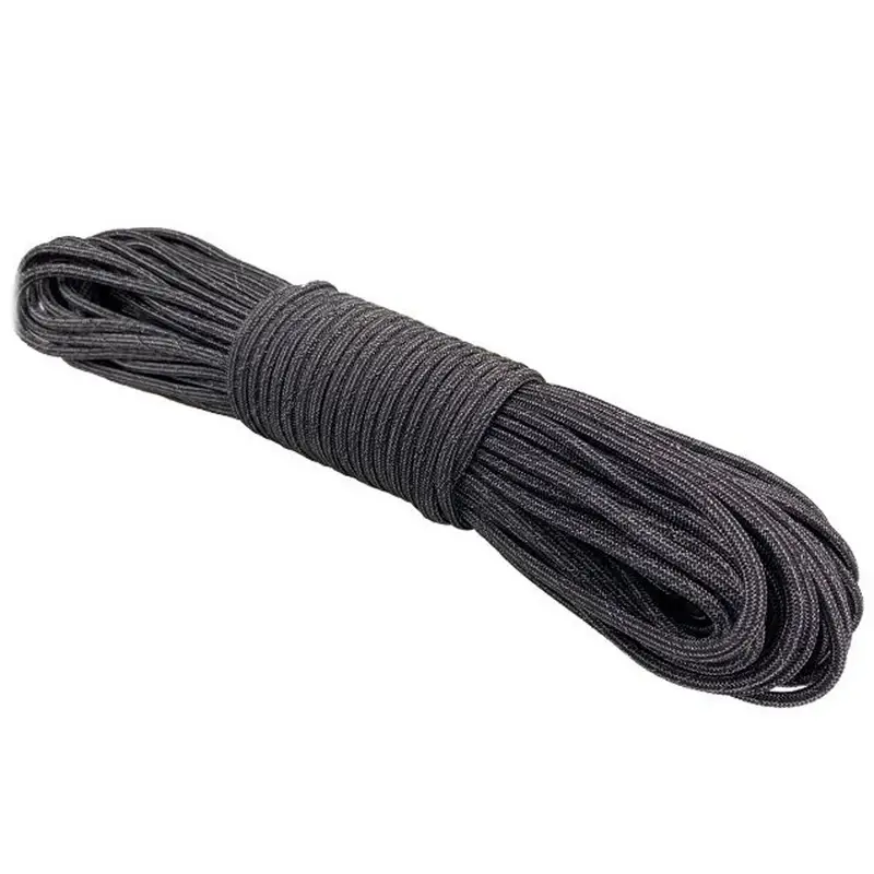 Hit sprzedaży Linka Paracord 20 m Type III 550 4 mm EDCX Fashion Black