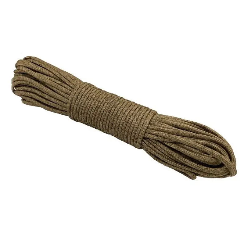 Łatwy zwrot Linka Paracord 20 m Type III 550 4 mm EDCX Dirty Coyote