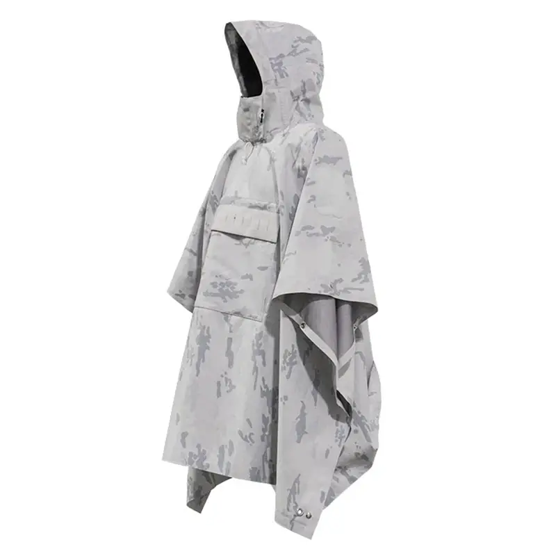 Poncho Technical Soft-Shell Villa Mk3 Hazard4 Scorpion White Tani