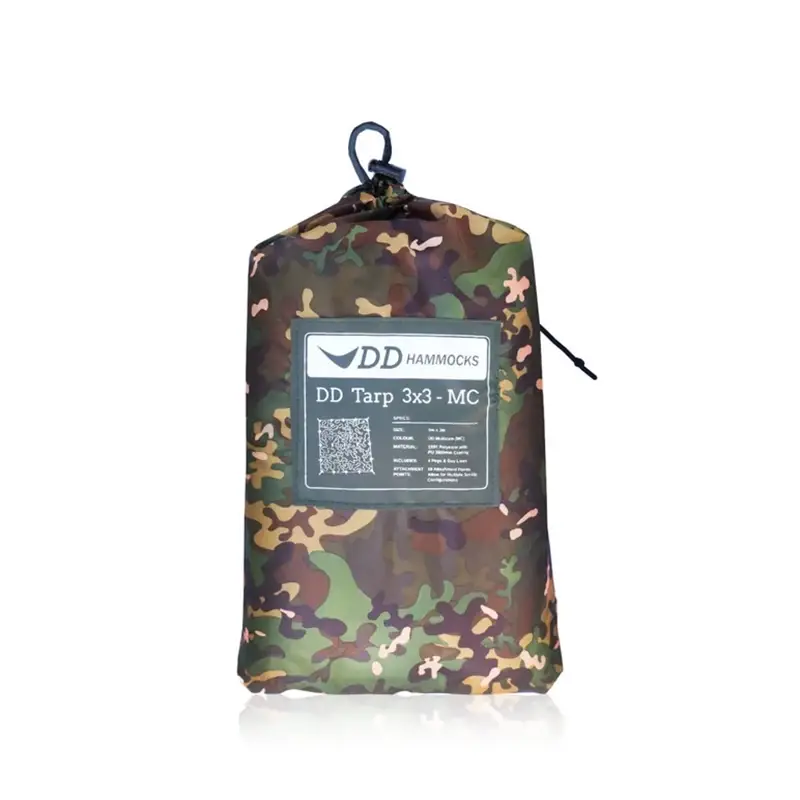 Płachta Biwakowa Tarp 3x3 DD Hammocks Multicam Obniżka ceny